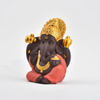 Vente chaude Décor À La Maison Cadeau De Mariage Couleur Différente Choisissez Statue De Ganesha En Céramique Dorée