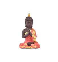 Décor à la maison personnalisé cadeau de mariage couleur différente choisir Figurine Guanyin Statue de Bouddha en céramique dorée