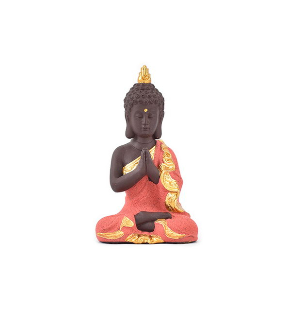 Décor à la maison personnalisé cadeau de mariage couleur différente choisir Figurine Guanyin Statue de Bouddha en céramique dorée