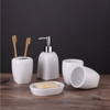 Ensemble personnalisé cinq hôtels à usage familial salle de bain accessoires sanitaires accessoire de salle de bain ensemble de salle de bain en céramique